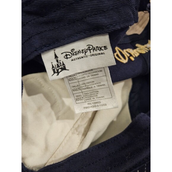 Mickey Mouse Hat Walt Disney World Parks Baseball Cap blue Fan Finger - Picture 7 of 7